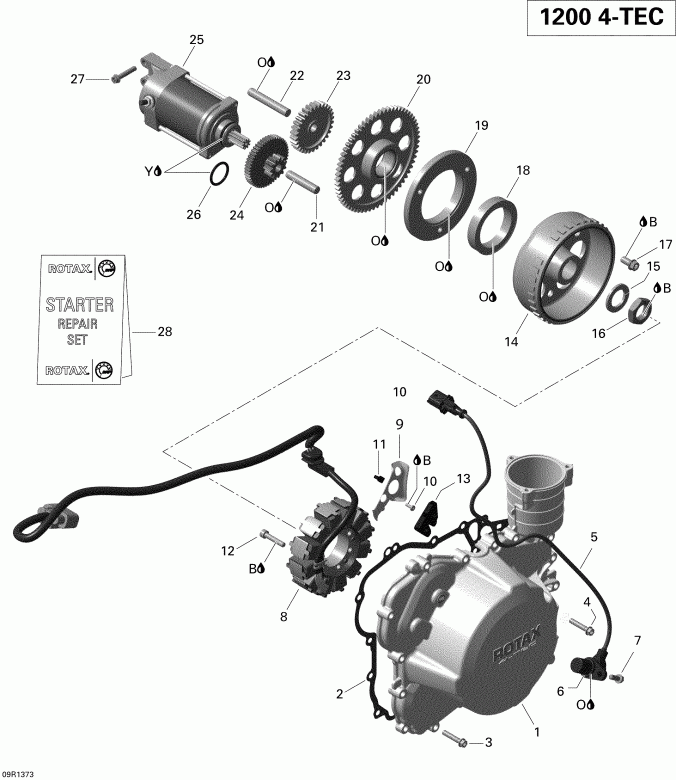    EXPEDITION SE 12004TEC, REVXU, 2013 - Magneto And Electric Starter