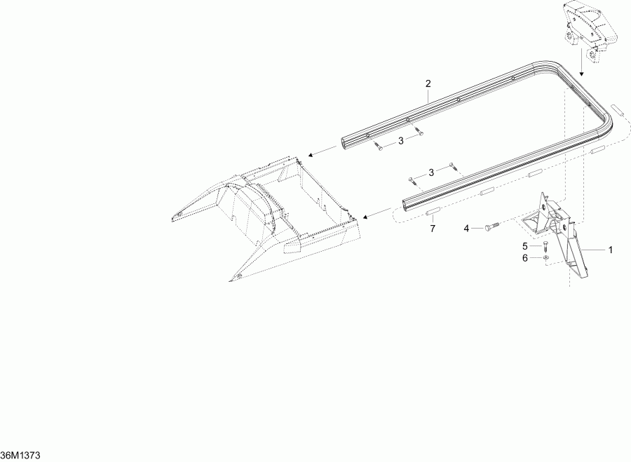  Skidoo EXPEDITION SE 12004TEC, REVXU, 2013  - Luggage Rack