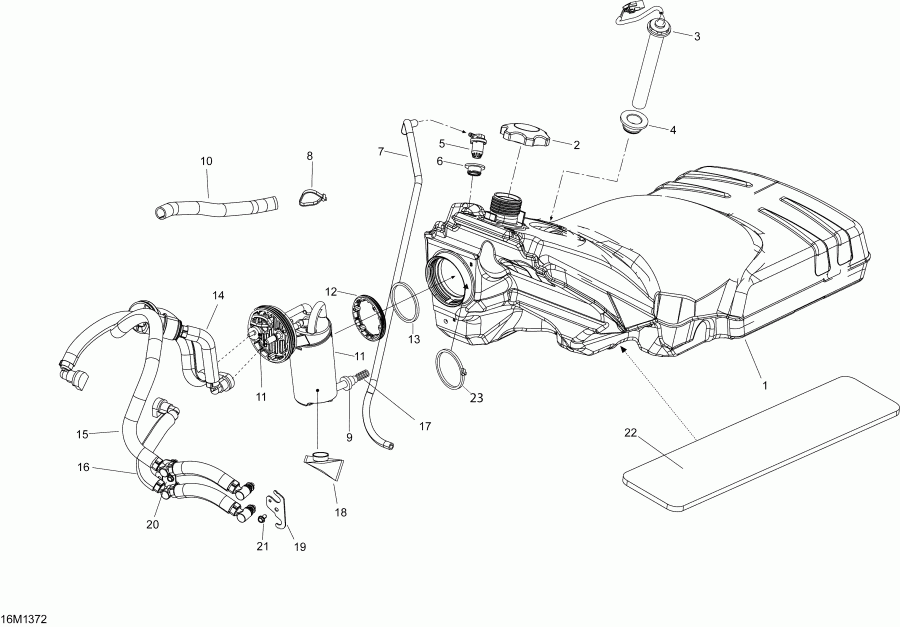 snowmobile  ������ EXPEDITION SE 600HOE, REV XU, 2013 - ��������� �������