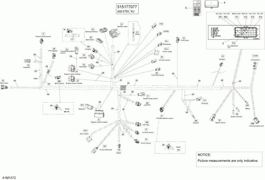 ������ EXPEDITION SE 600HOE, REV XU, 2013 - Electrical Harness