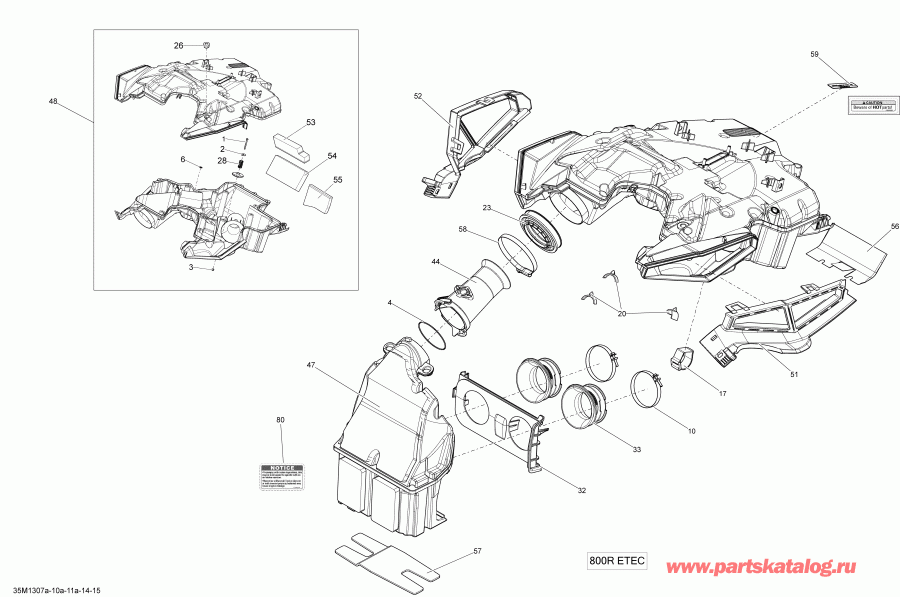 FREERIDE 137, 146, 154, 800RE XP, 2013 ������ - Air ������� ������ System