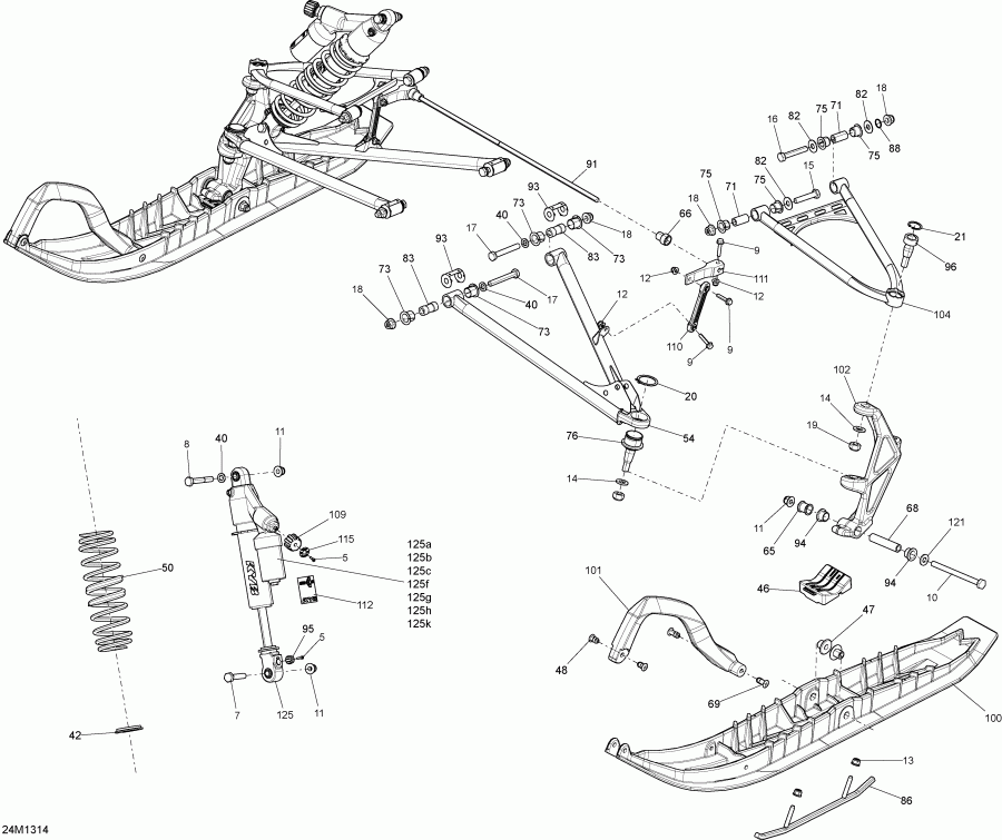 BRP SkiDoo FREERIDE 137, 146, 154, 800RE XP, 2013 ������ - �������� �������� � ����