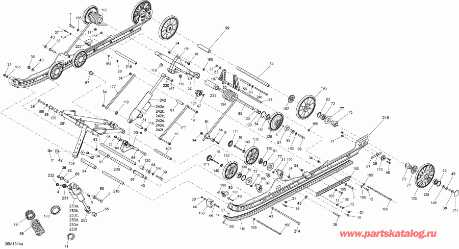 SkiDoo - Rear Suspension 146, 154