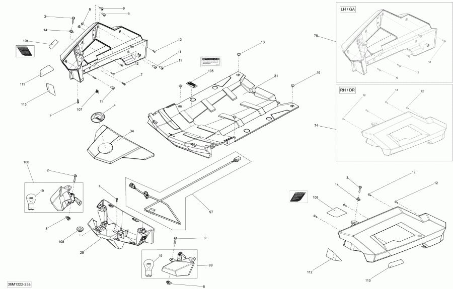 �������� BRP SkiDoo ������ GRAND TOURING LE & SE 1200 XR, 2013 - Luggage Rack