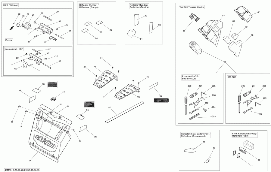 �������� BRP GRAND TOURING SPORT 550F XP, 2013 - Utilities