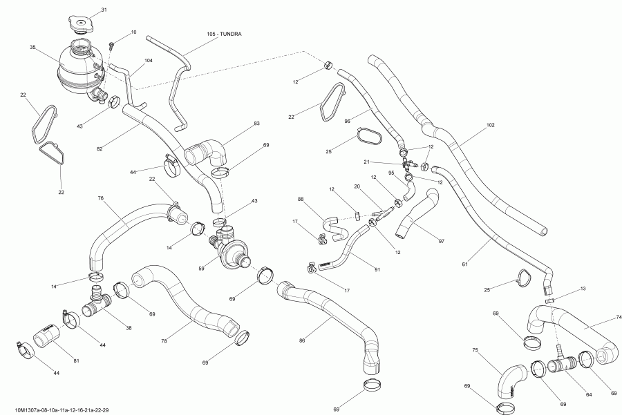 snowmobile - Cooling System