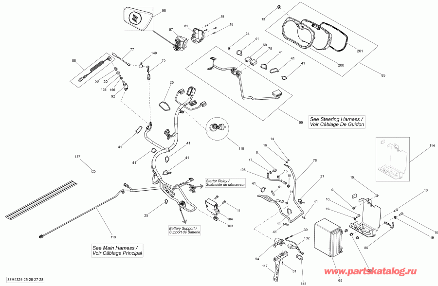 �������� Skidoo MXZ SPORT 550F XP, 2013 - Electrical System