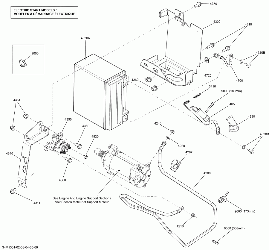 Ski Doo - Battery And Starter