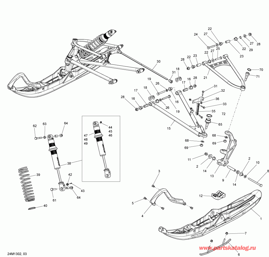  Skidoo MXZ X 600HOE, 2013  -    