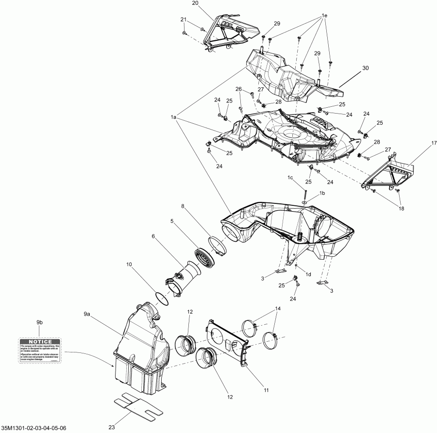 ��������  MXZ X 800RE XS, 2013 - Air ������� ������ System 800retc