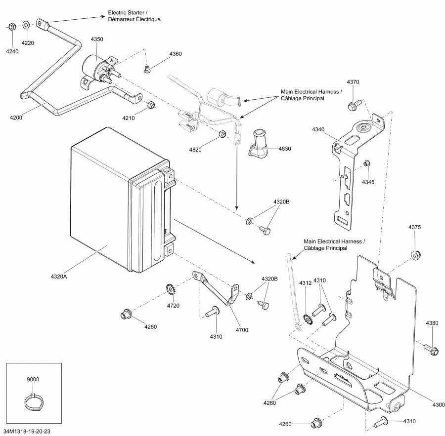  Ski-doo - Battery  