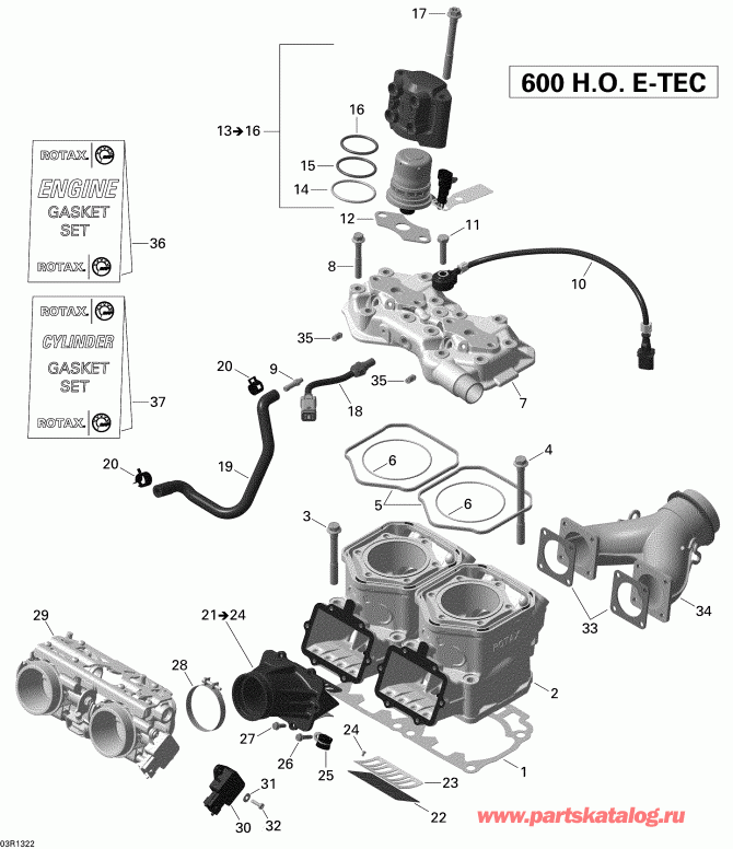 SKIDOO  MXZ XRS 600HOE, 2013 -   Injection System