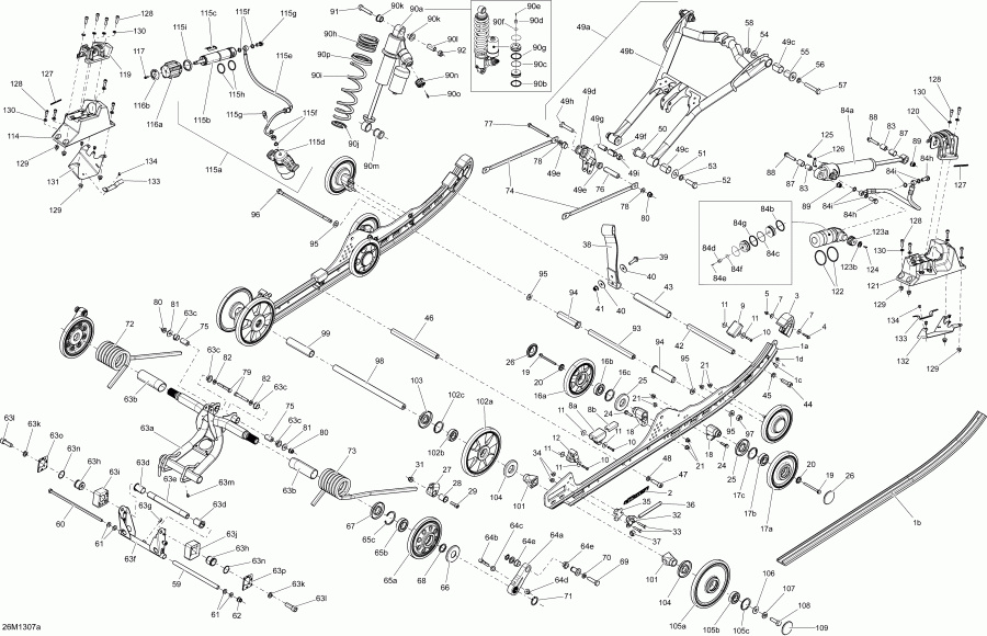  SkiDoo  MXZ XRS 600HOE, 2013 -   With Adjust System