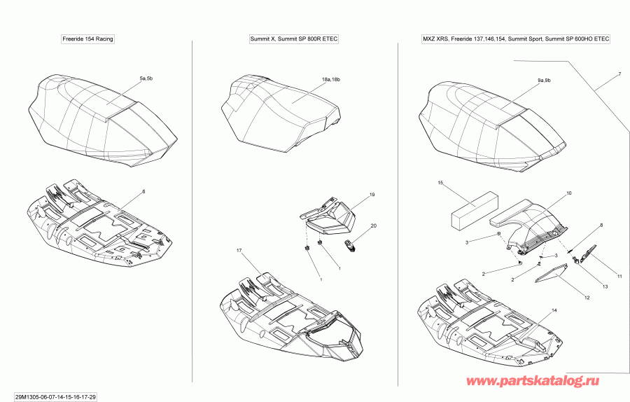  Ski-doo - Seat