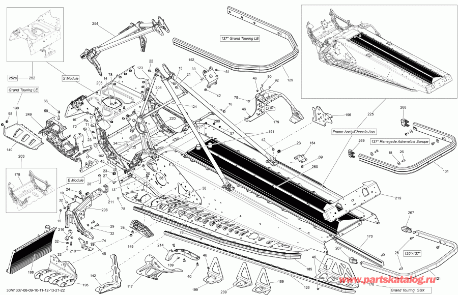  Skidoo  RENEGADE BACK COUNTRY 800RE XP, 2013 - 
