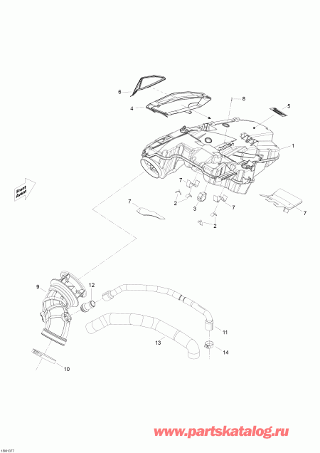 ��������  Skandic SWT 600 ACE (4-strokes) XU, 2013 - Air ������� ������ System