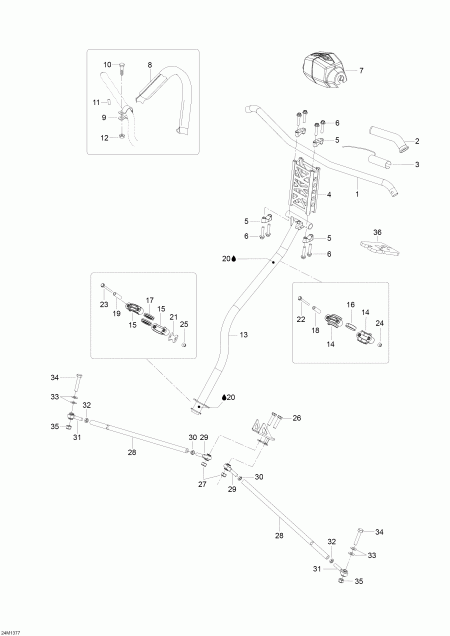 snowmobile ski-doo Skandic SWT 600 ACE (4-strokes) XU, 2013 ������ - ������� �������