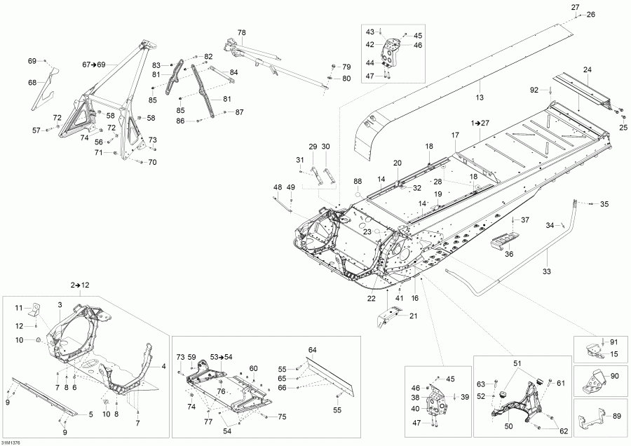snowmobile Skidoo ������ Skandic WT 600 ACE (4-strokes) XU, 2013 - ����