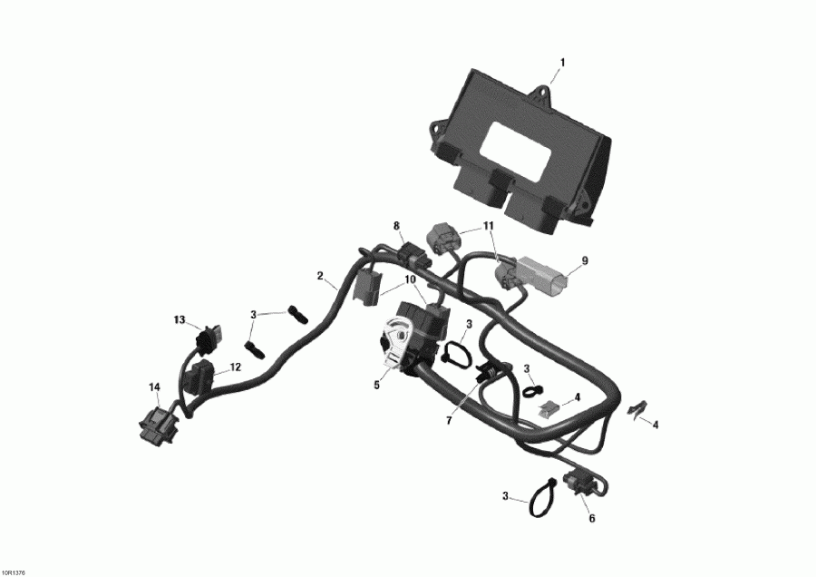 �������� BRP SkiDoo Skandic WT 600 ACE (4-strokes) XU, 2013 ������ - ��������� ���� �������� � Electronic Module