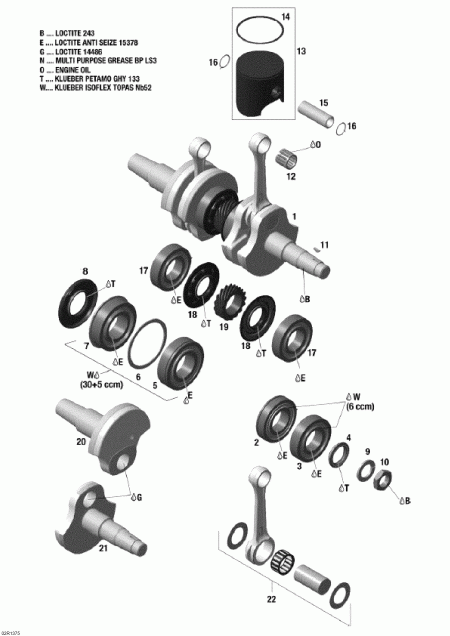  ski-doo - Crankshaft