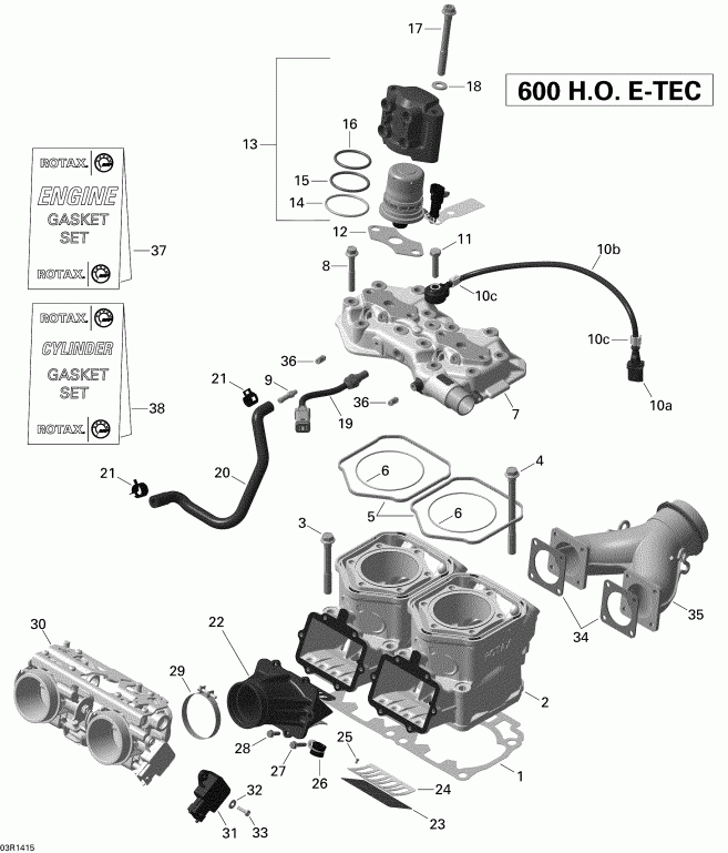 snowmobile SkiDoo -   Injection System