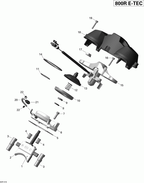    RENEGADE BACKCOUNTRY X 800RETEC XS, 2014 - 3d Rave