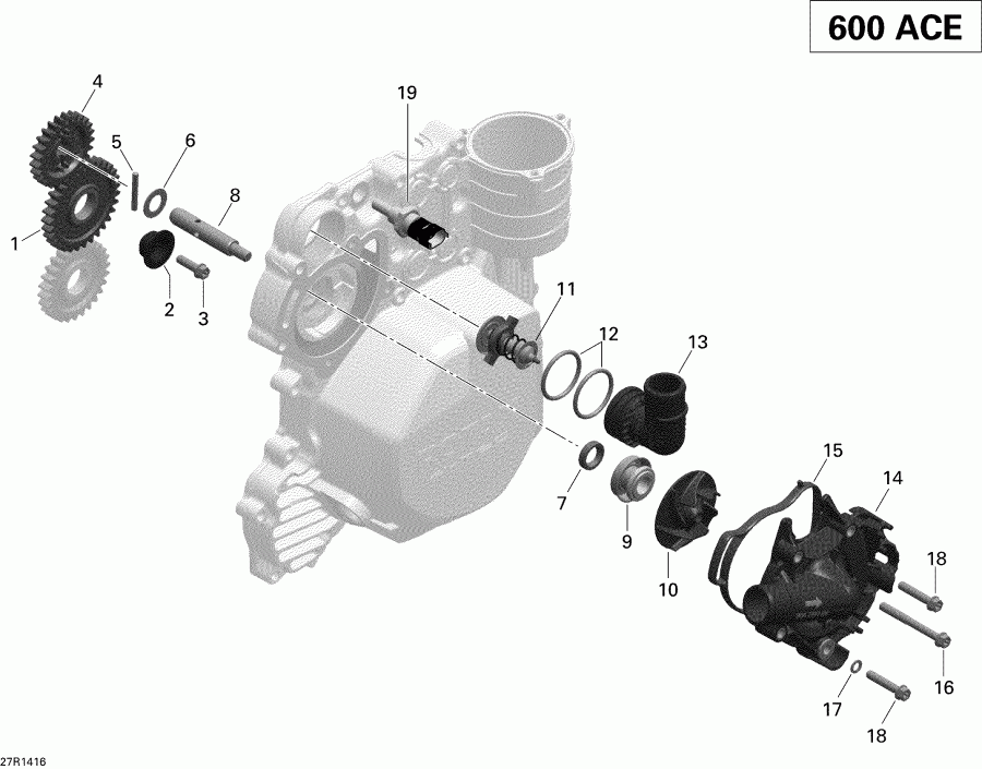 Skidoo RENEGADE SPORT 600ACE XP, 2014 - ���������� ���������