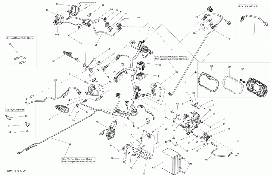  RENEGADE X 12004TEC XR, 2014 - Electrical System
