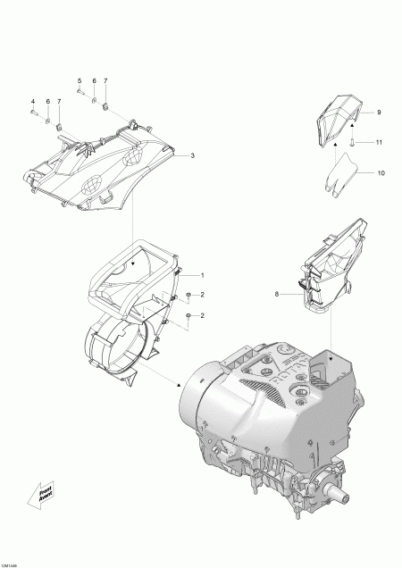  ski-doo  Skandic SWT 550F XU, 2014 - Cooling System