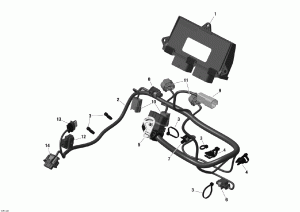 10- ��������� ���� �������� � Electronic Module (10- Engine Harness And Electronic Module)