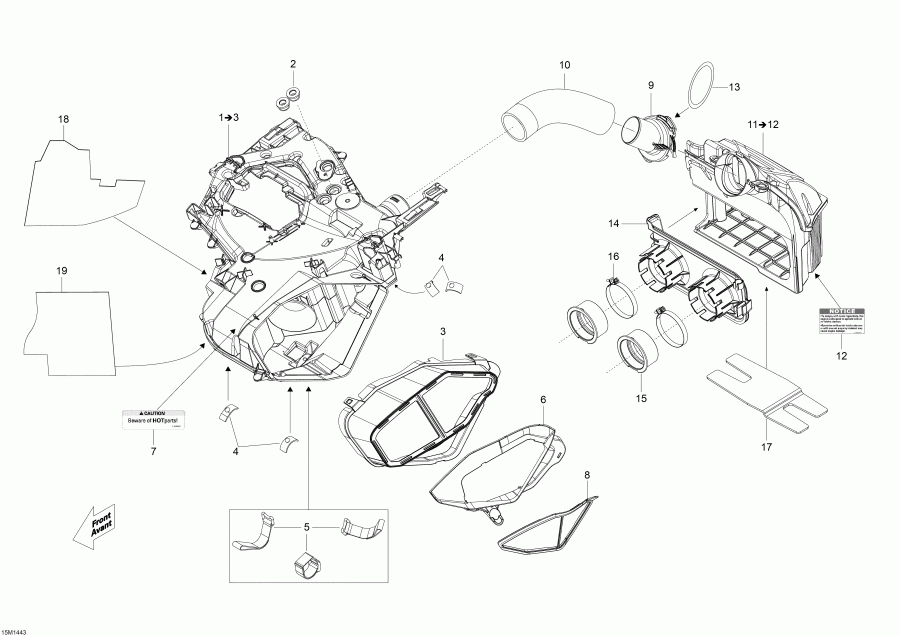 ��������  Skandic WT 550F XU, 2014 - Air ������� ������ System