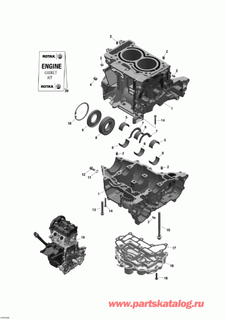 BRP Skandic WT 600 ACE (4-strokes) XU, 2014  -  Block