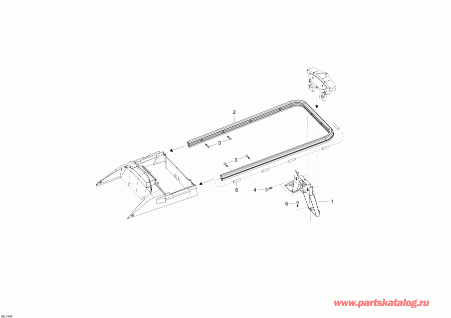 �������� ski-doo Skandic WT 600HOETEC XU, 2014 - Luggage Rack