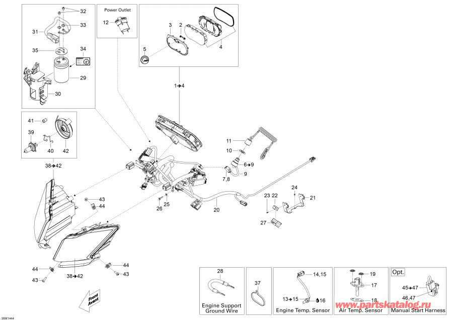 ��������  Skandic WT 600HOETEC XU, 2014 - ��������� System