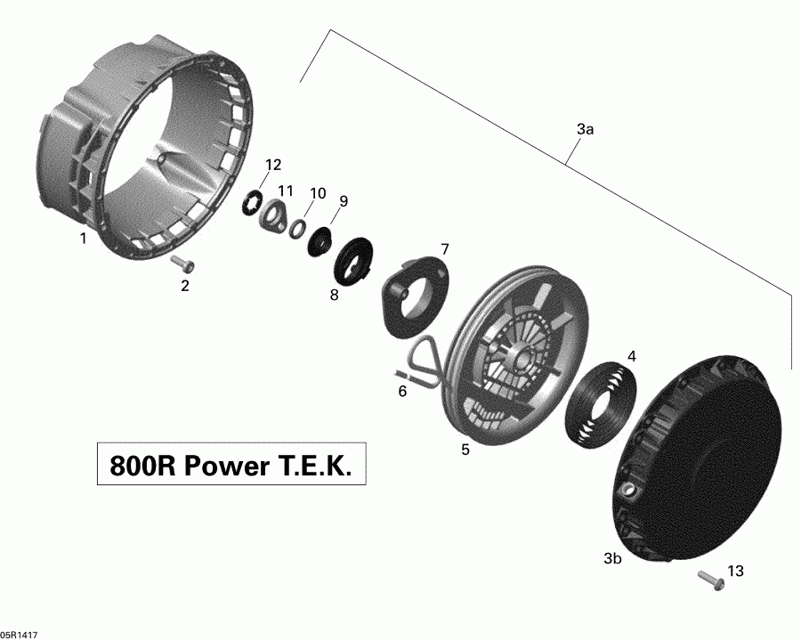    SUMMIT SPORT 800R POWERTEK XP 154, 2014 - Rewind 