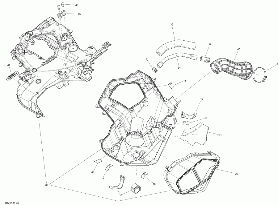 �������� BRP TUNDRA LT 600ACE XP, 2014 - Air ������� ������ System