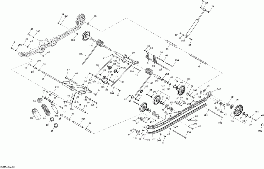 BRP SkiDoo - Rear Suspension