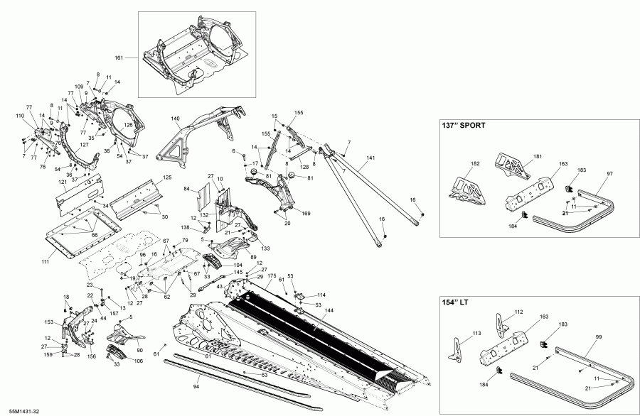  Skidoo - Frame And Components