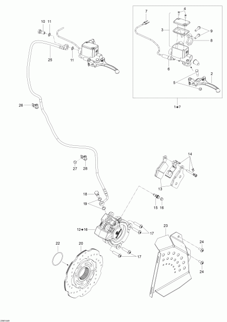  TUNDRA WT 550F RER XU, 2014 - Brakes