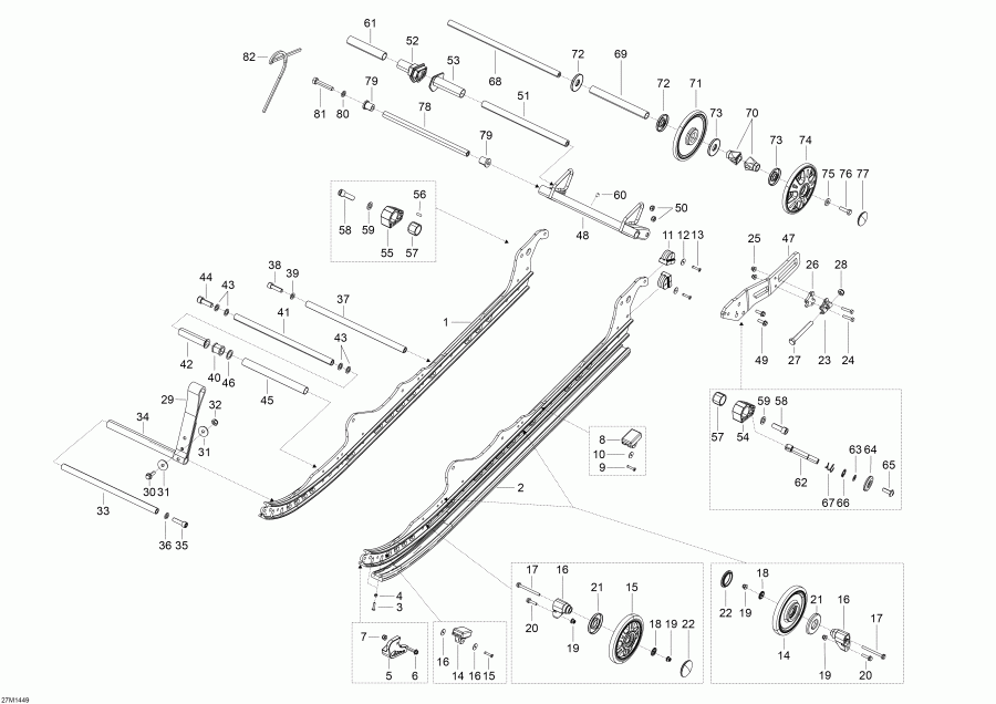    TUNDRA WT 550F RER XU, 2014 - Rear Suspension A