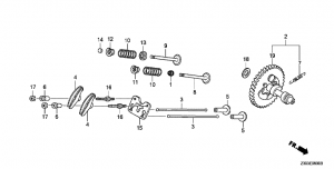 E-09  (E-09 Camshaft Assy)