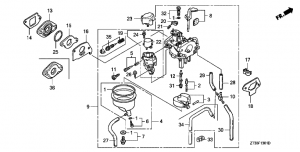 F-13-1  (Eu10I/10Ik1/1000I) (F-13-1 Carburetor (Eu10I/10Ik1/1000I))