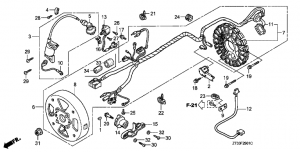 F-29-1   /  (Eu10I/10Ik1/1000I) (F-29-1 Ignition Cool / Alternator (Eu10I/10Ik1/1000I))