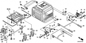 F-25-10  /  (F-25-10 Handle / Wheel)