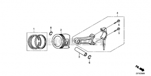 E-08 / (E-08 Piston / Connecting Rod)