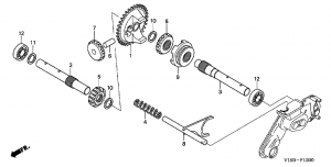 F-12  +   (F-12 Wheel Shaft + Drive Shaft)