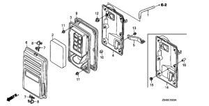 E-15-3  (4) (E-15-3 Air Cleaner (4))