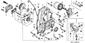 E-06-1   (Gx620K1) (E-06-1 Crankcase Cover (Gx620K1))