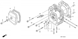 B-2   (Gxv340) (B-2 Cylinder Head (Gxv340))