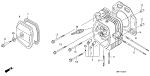 B-2   (Gxv340) (B-2 Cylinder Head (Gxv340))